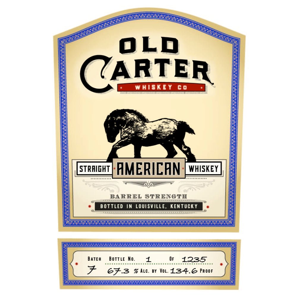 Old Carter Straight American Whiskey Batch 10 American Whiskey Old Carter   