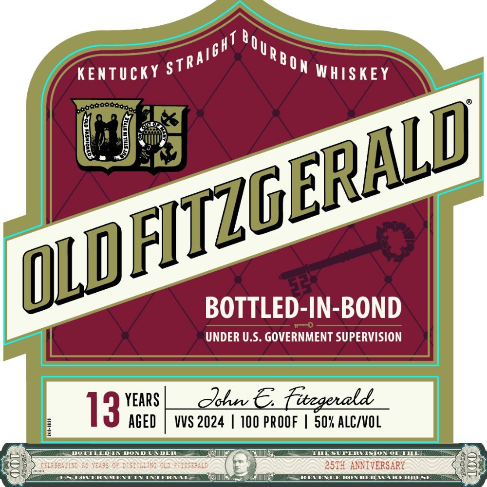 Old Fitzgerald 25th Anniversary Straight Bourbon Bourbon Old Fitzgerald   