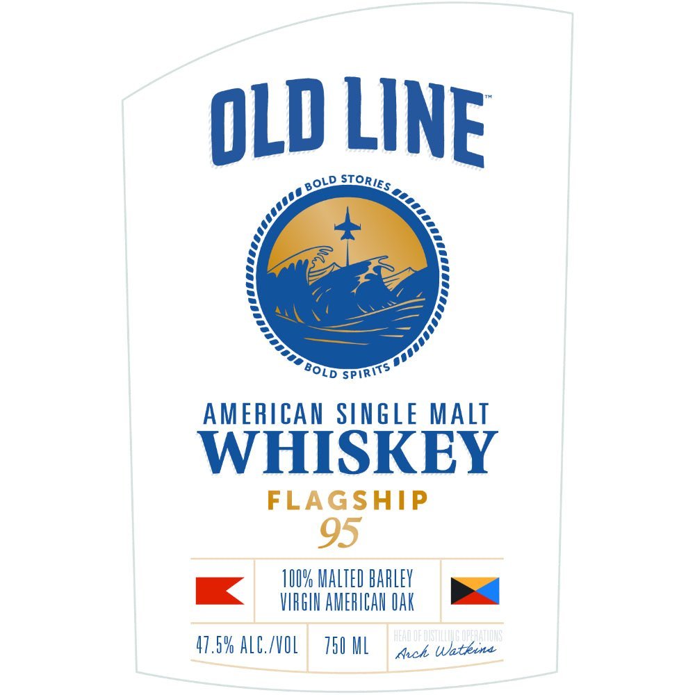 Old Line Flagship 95 American Single Malt Whiskey Single Malt Whiskey Old Line Spirits   