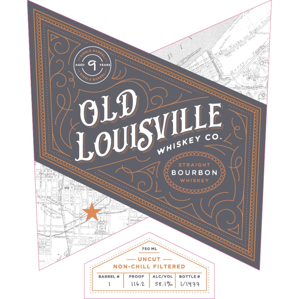 Old Louisville 9 Year Old Straight Bourbon Bourbon Old Louisville Whiskey   