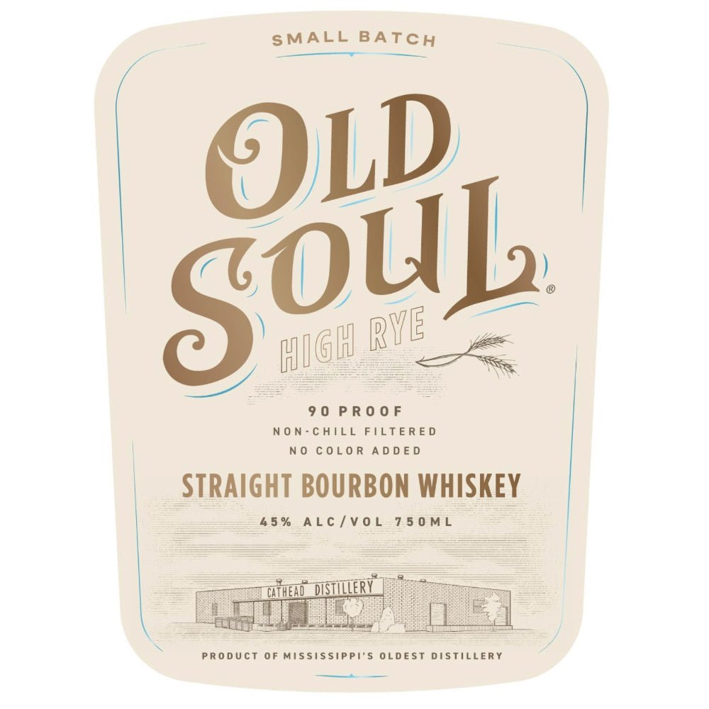 Old Soul Straight Bourbon Whiskey Bourbon Cathead Distillery