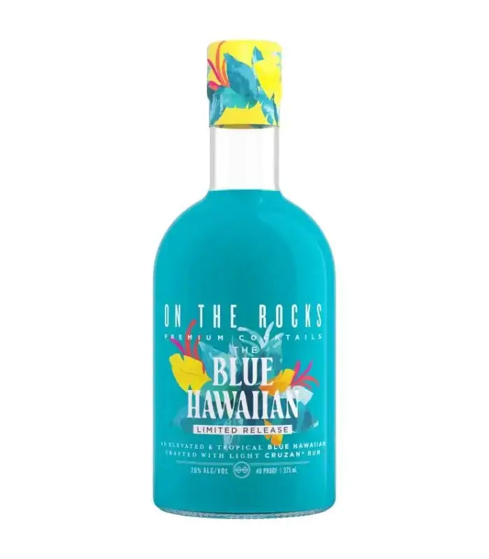 On The Rocks Blue Hawaiian Limited Release Cocktail 375mL Cocktails On The Rocks Cocktails   