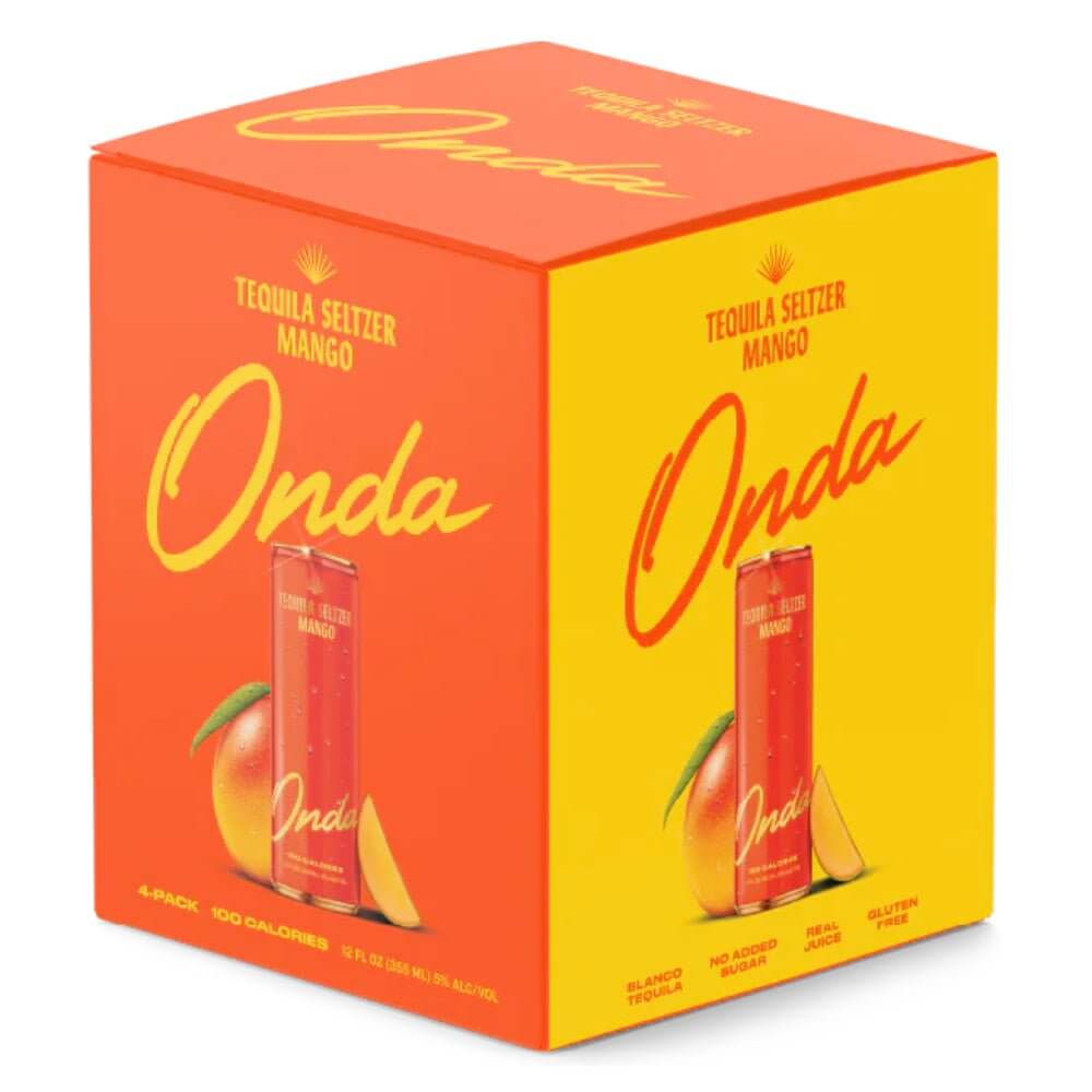 Onda Tequila Seltzer Mango 4 Pack Hard Seltzer Onda