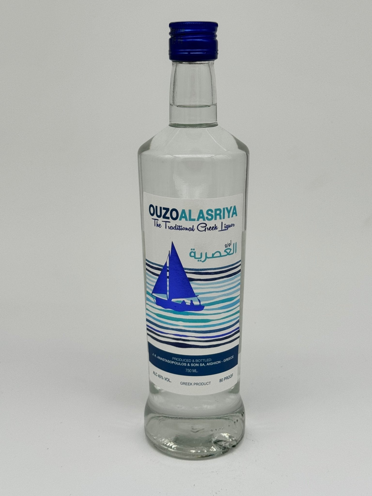 Ouzo Al Asriya 750 mL Arak Ouzo   