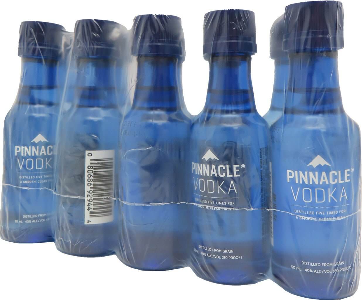 PINNACLE VODKA 50ML 10PK Vodka PINNACLE VODKA   