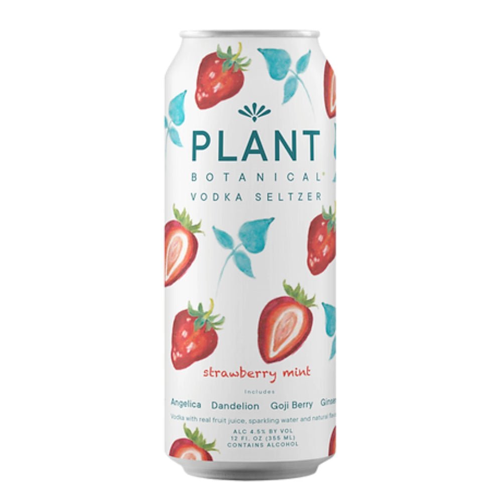 Plant Botanical Strawberry Mint Vodka Seltzer 4PK Hard Seltzer Plant Botanical   