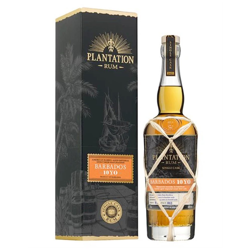 Plantation Rum Single Cask Barbados 10 Year Old Rum Plantation Rum