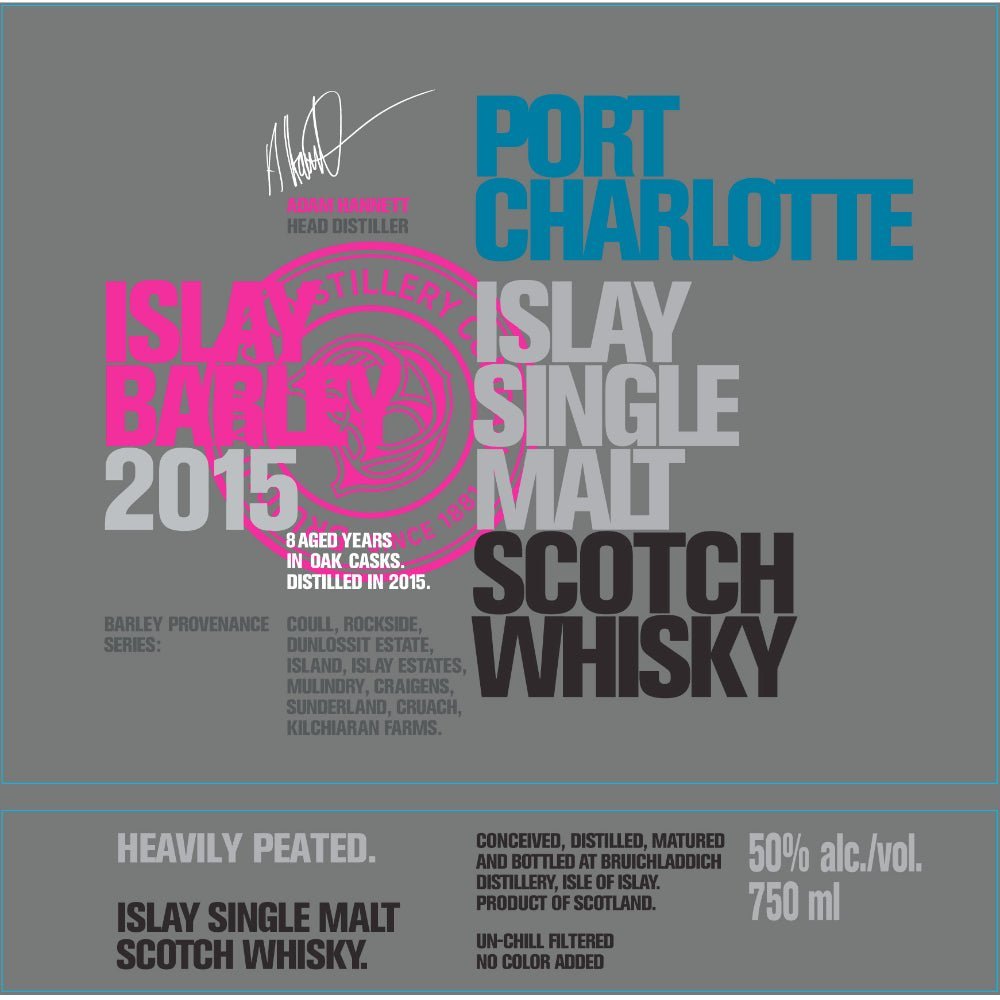 Port Charlotte Islay Barley 2015 Scotch Scotch Port Charlotte   