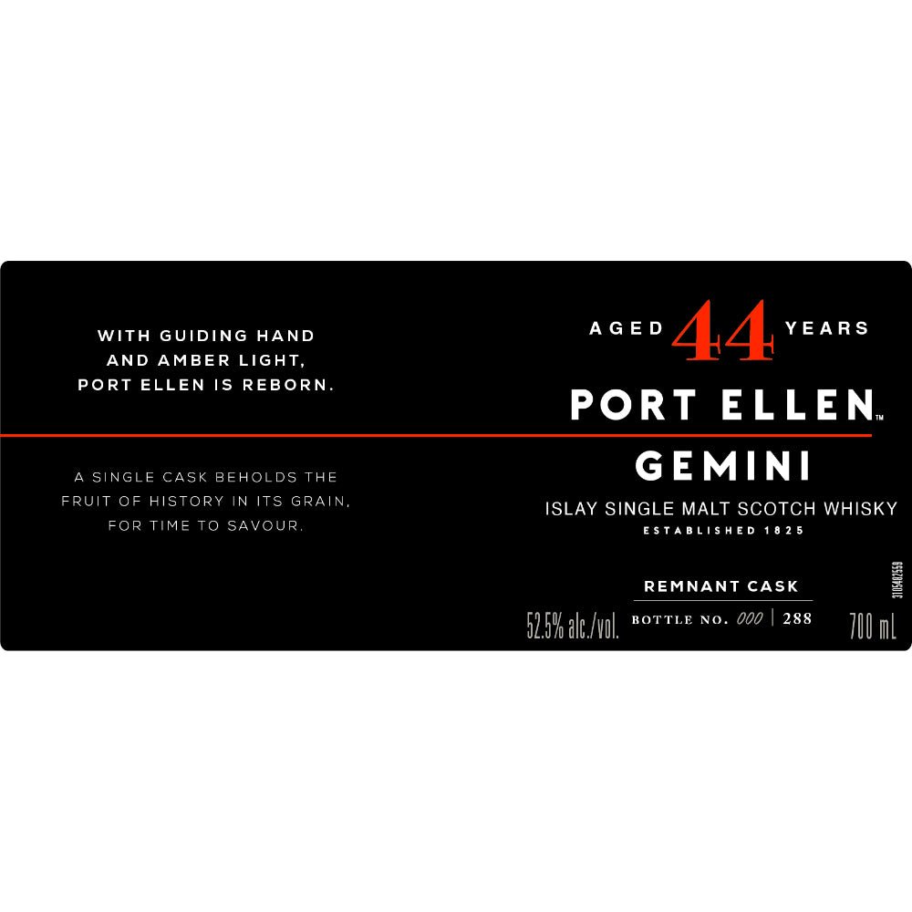 Port Ellen 44 Year Old Gemini Remnant Cask Scotch Port Ellen   