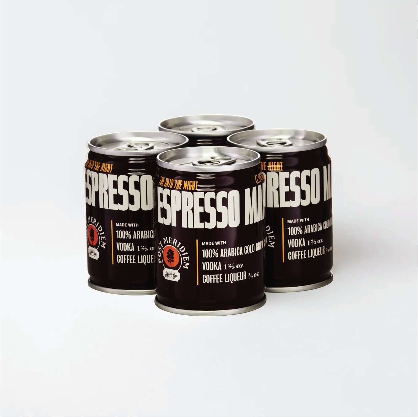 Post Meridiem The Into the Night Espresso Martini - 4pk Canned Cocktail $4.49 per Cocktail   