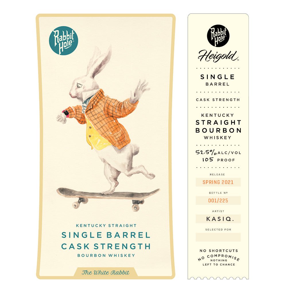 Rabbit Hole Single Barrel Cask Strength The White Rabbit Bourbon Rabbit Hole Distillery   