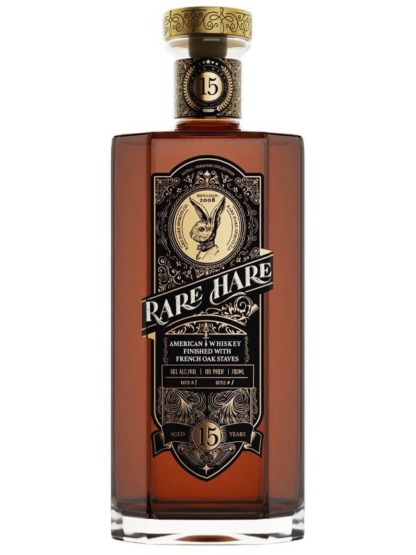 Rare Hare 15 Year Old Whiskey Finished With French Oak Staves American Whiskey Rare Hare