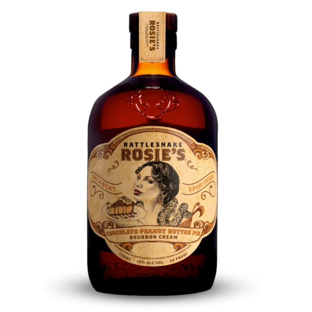 Rattlesnake Rosie's Chocolate Peanut Butter Pie Bourbon Cream Liqueur Rattlesnake Rosie's