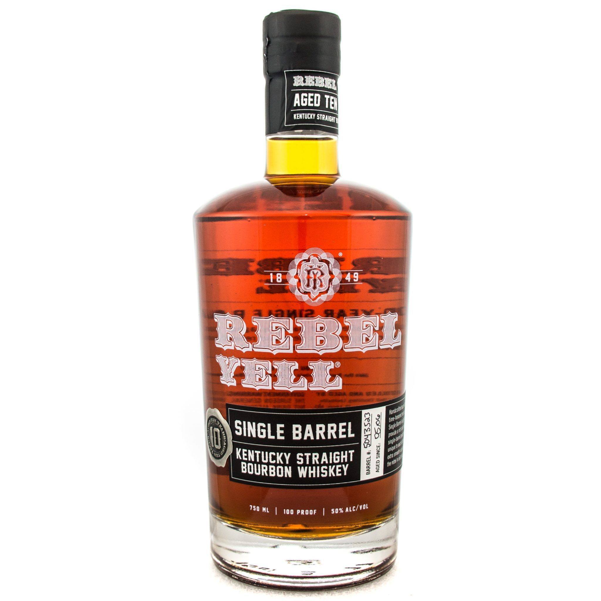 Rebel Yell Single Barrel 10 year Old Bourbon Rebel Yell