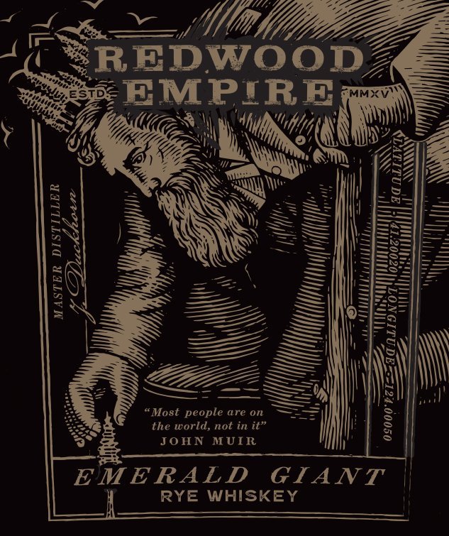 Redwood Empire Emerald Giant Cask Strength Rye Whiskey  Main Street Liquor   