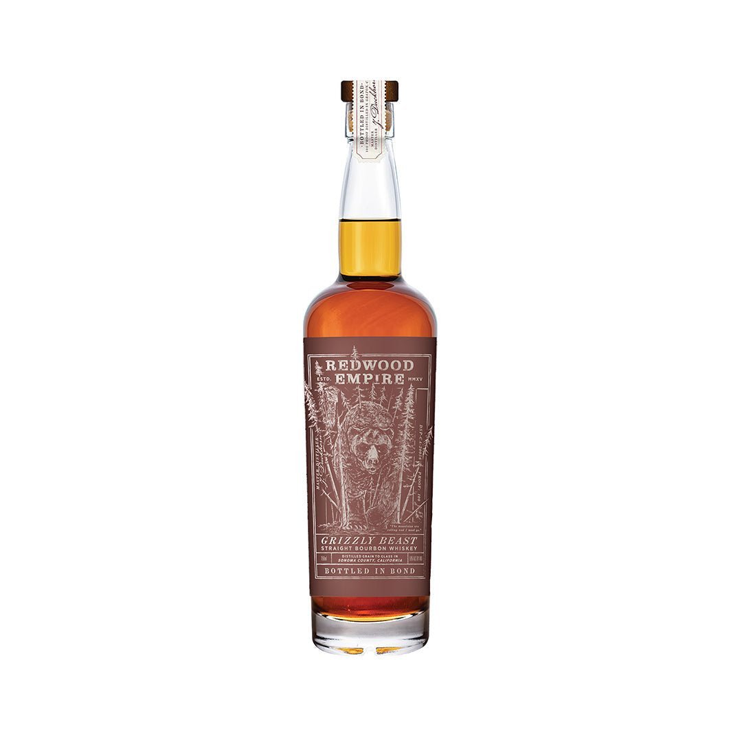 Redwood Empire Grizzly Beast Straight Bourbon Batch 004 Bourbon Whiskey Redwood Empire Whiskey   