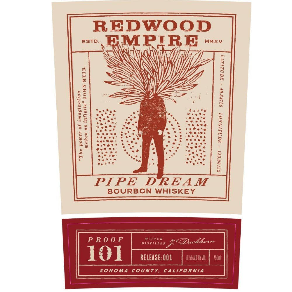 Redwood Empire Pipe Dream 101 Bourbon Redwood Empire Whiskey   