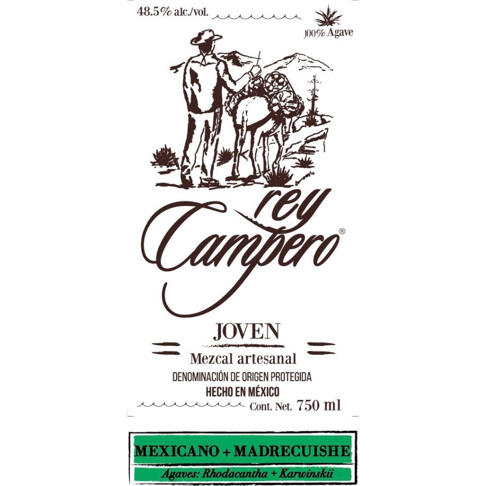 Rey Campero Mexicano + Madrecuishe Mezcal Mezcal Rey Campero Mezcal   