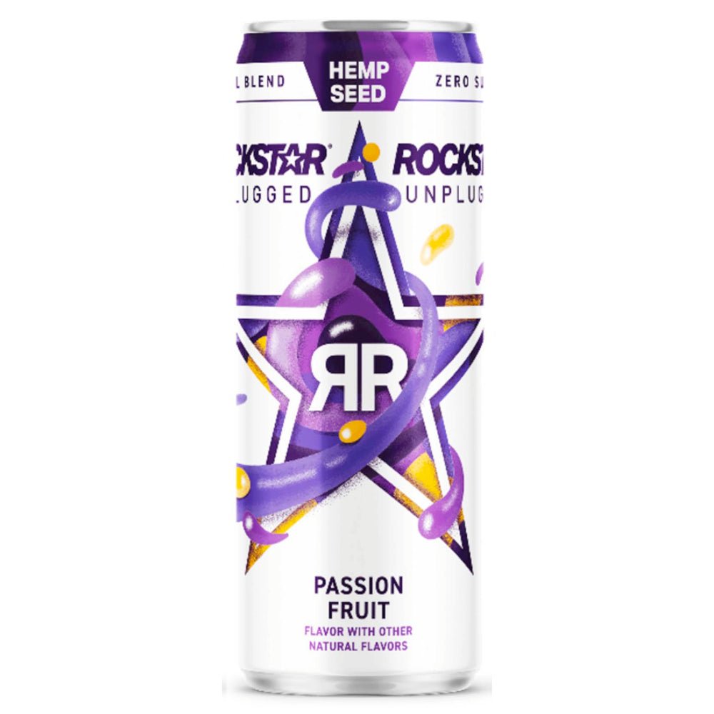 Rockstar Unplugged Passionfruit Energy Drink Sports & Energy Drinks Rockstar