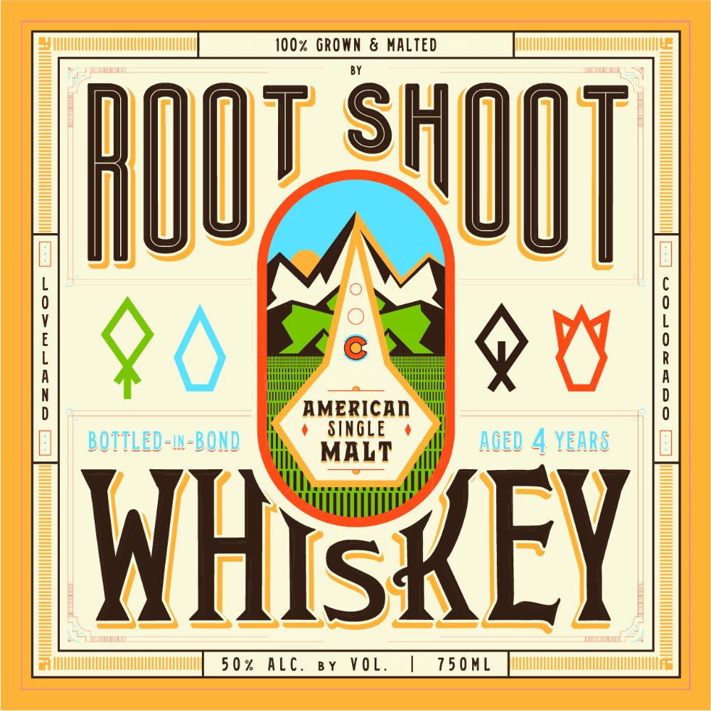 Root Shoot Bottled in Bond American Single Malt Whiskey Single Malt Whiskey Vapor Distillery   