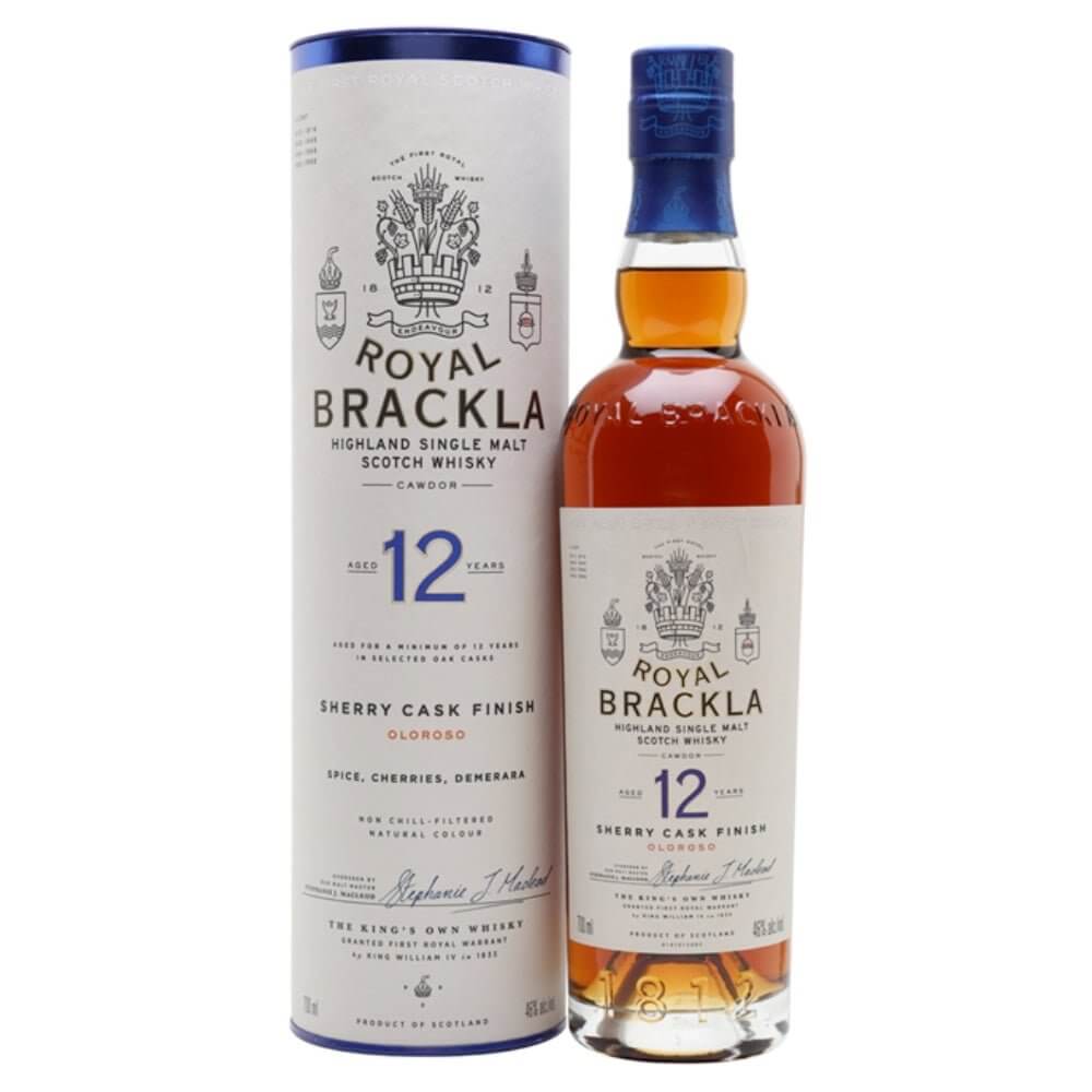 Royal Brackla 12 Years Old Oloroso Sherry Cask Finish Scotch Royal Brackla Distillery