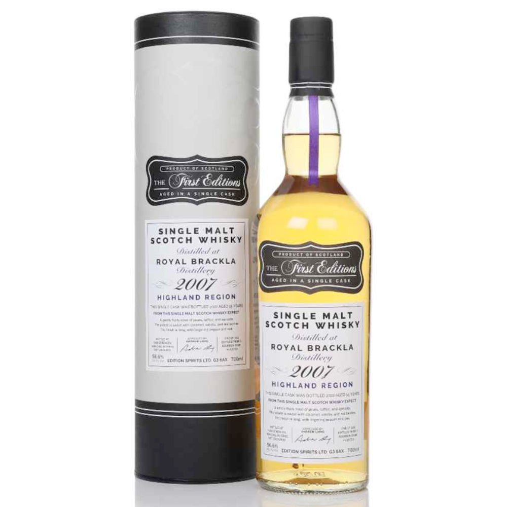 Royal Brackla 15 Year Old The First Editions 2007 Scotch Royal Brackla Distillery   