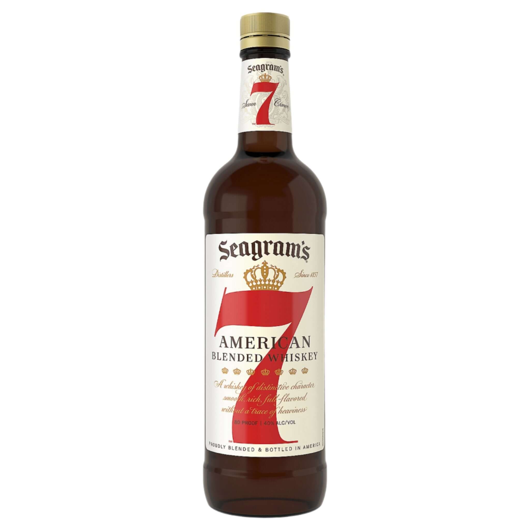 Seagram's Blended American Whiskey 7 Crown Whiskey Seagram's   