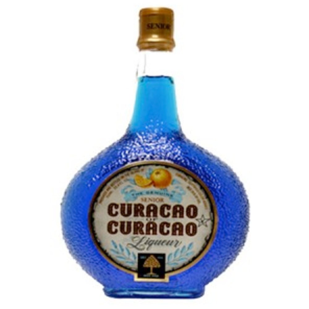 Senior The Genuine Curaçao of Curaçao Blue Liqueur Liqueur Senior and Co.