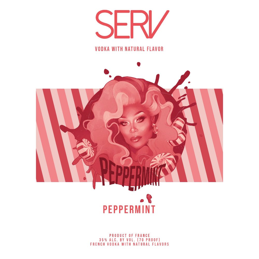 Serv Peppermint Vodka Vodka Serv Vodka   