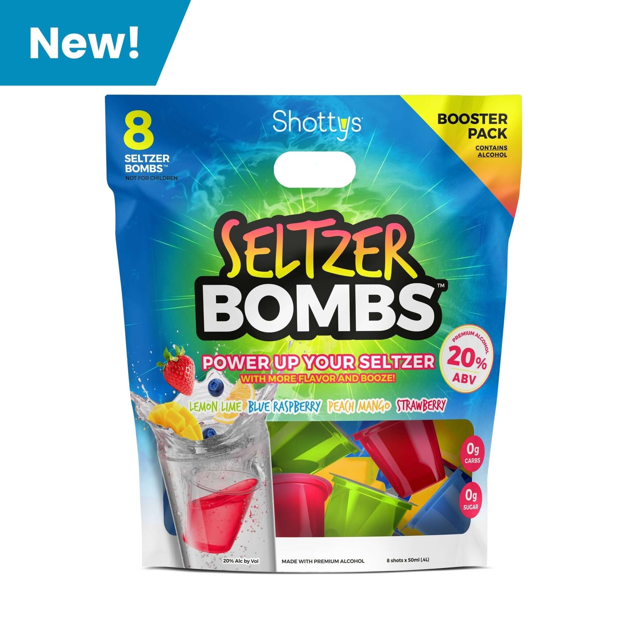 Shottys Seltzer Bombs Shots (8 shots)  Shottys   