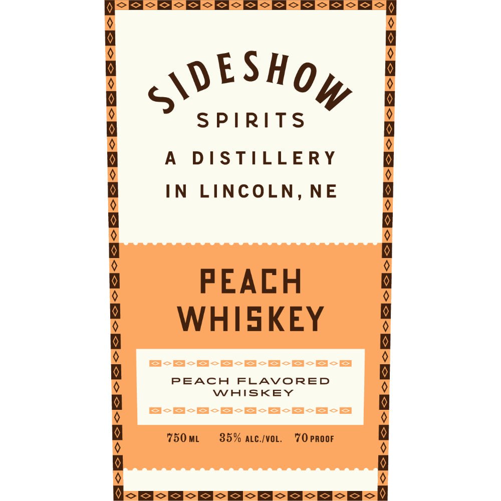 Sideshow Spirits Peach Whiskey American Whiskey Sideshow Spirits