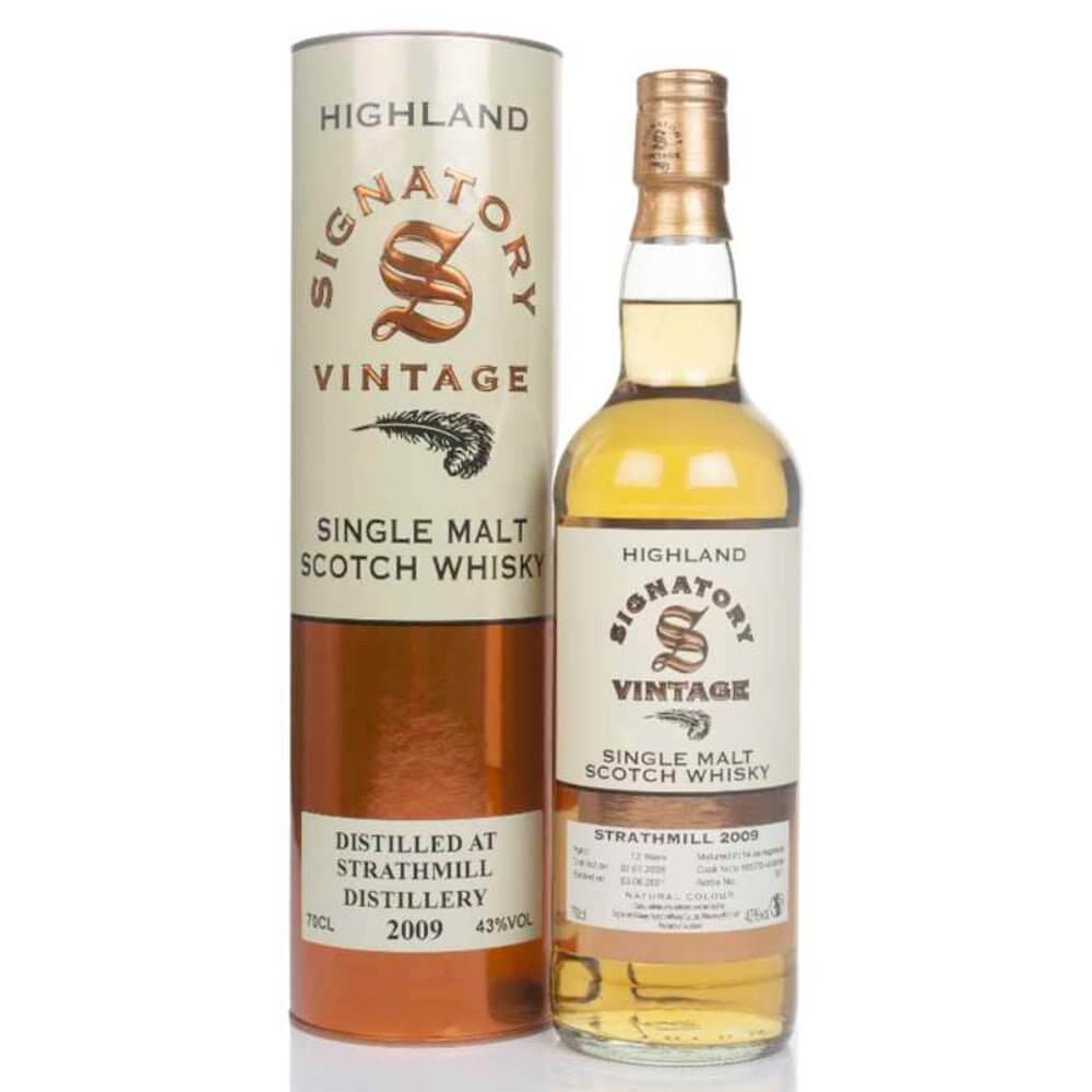 Signatory 12 Year Old Strathmill Single Malt Scotch 2009 Scotch Signatory