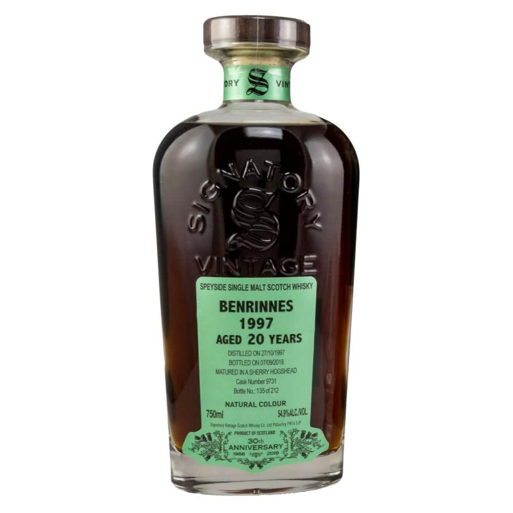 Signatory 1997 Benrinnes 20 Year Old Scotch Signatory