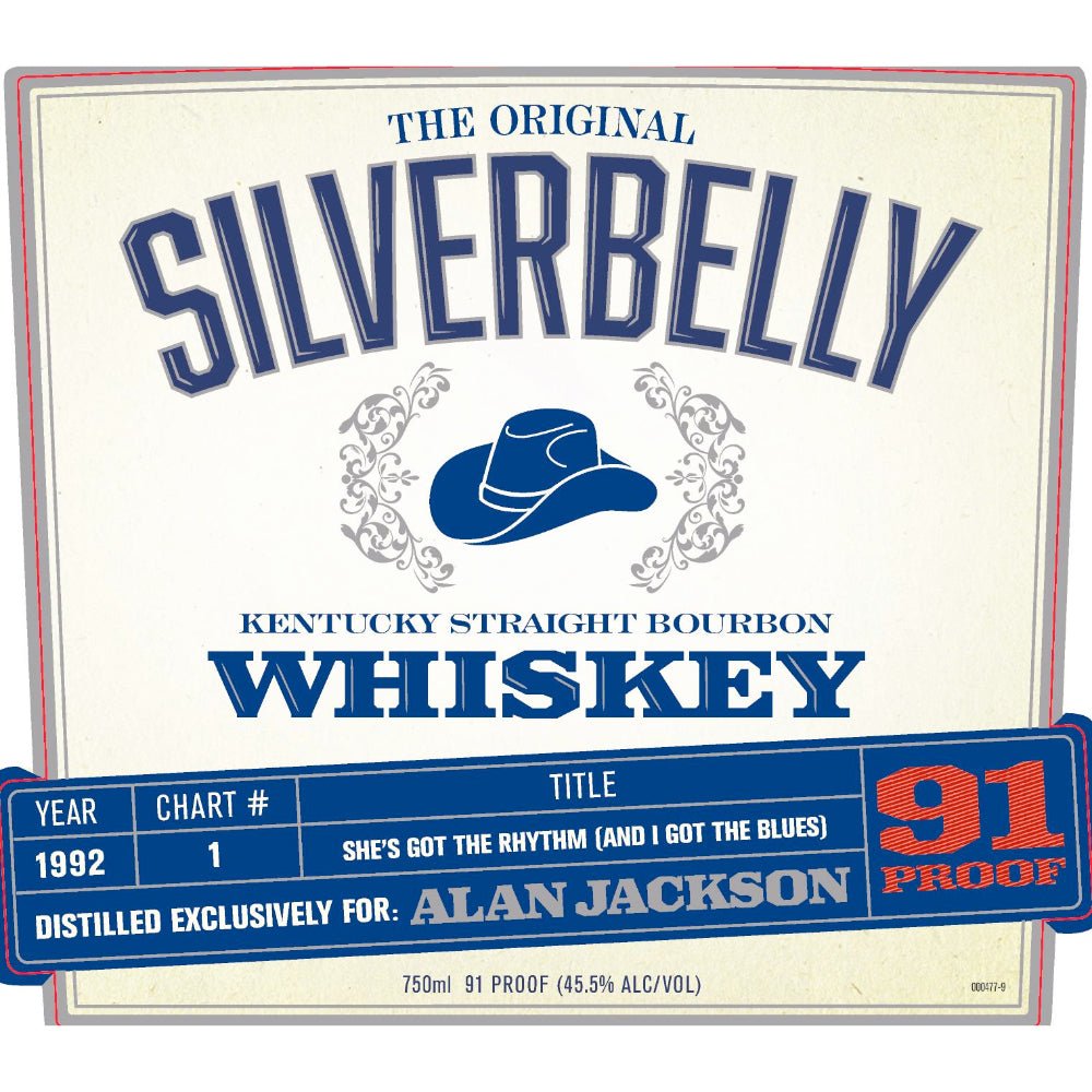 Silverbelly Bourbon By Alan Jackson - She’s Got The Rhythm (And I Got The Blues) Year 1992 Bourbon Silverbelly   