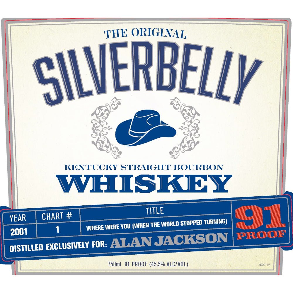 Silverbelly Bourbon By Alan Jackson - Where Were You (When The World Stopped Turning) Year 2002 Bourbon Silverbelly   