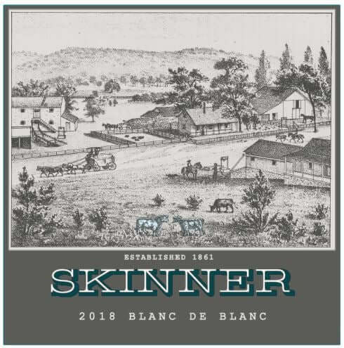 Skinner Vineyards 2018 Blanc de Blancs Wine Skinner Vineyards