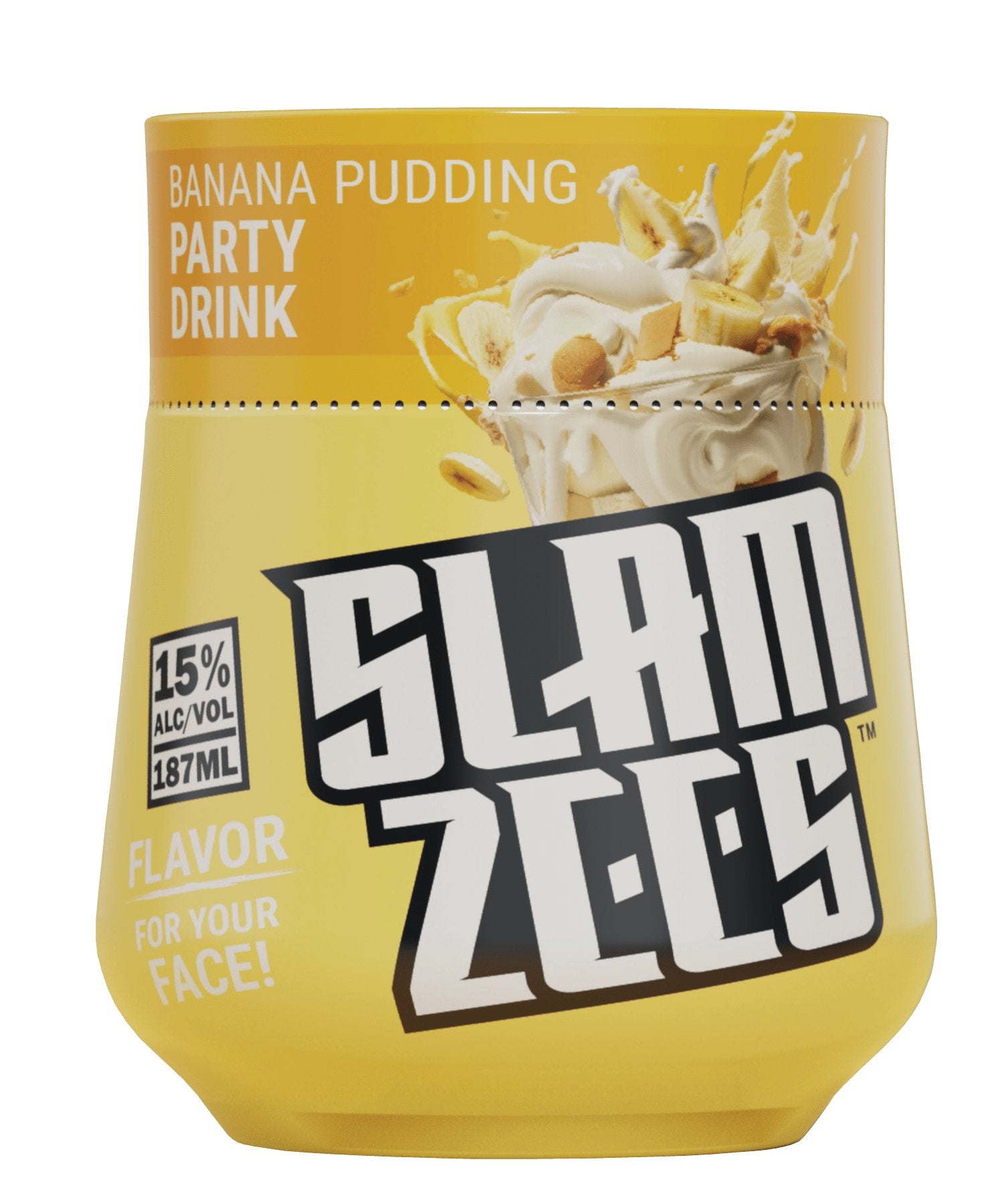 SLAMZEES Banana Pudding 187ml Party Drink SLAMZEES   