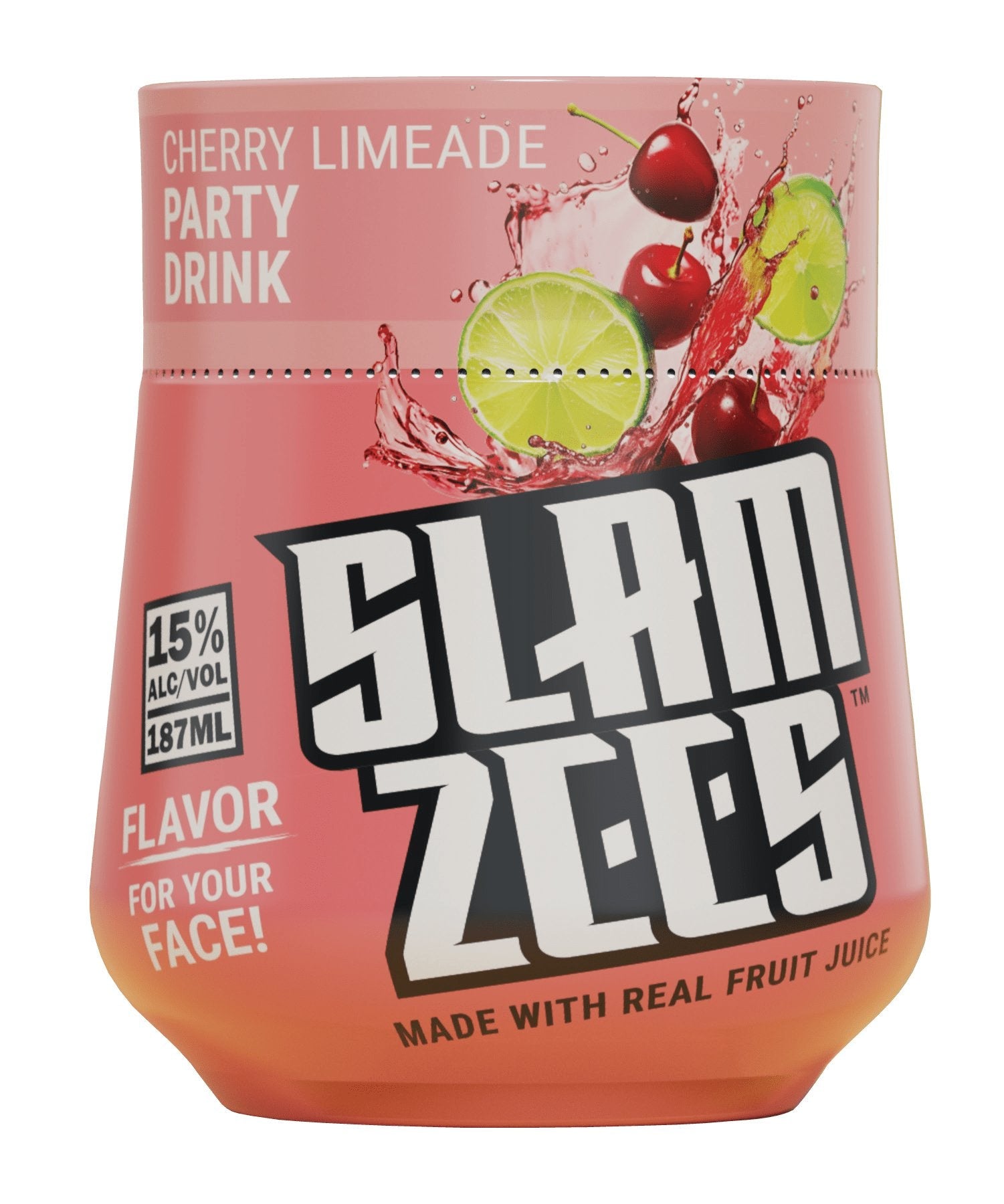 SLAMZEES Cherry Limeade 187ml Party Drink SLAMZEES   