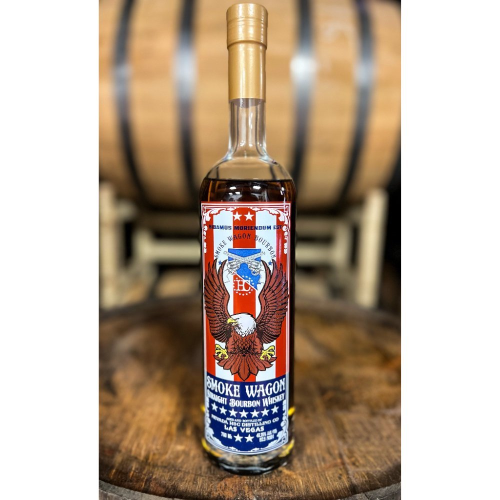 Smoke Wagon Limited Edition Red, White, and Blue Straight Bourbon 2023 (Copy) Bourbon Smoke Wagon Bourbon   