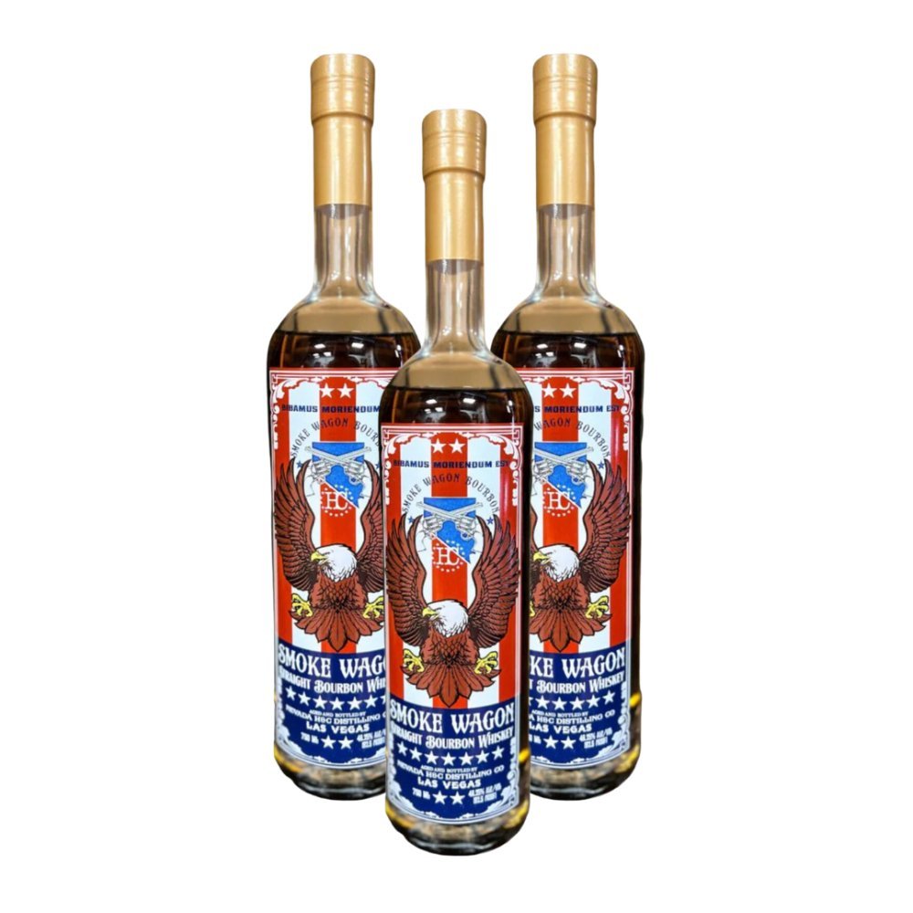 Smoke Wagon Red, White, and Blue 2024 3 Pack Bourbon Smoke Wagon Bourbon   