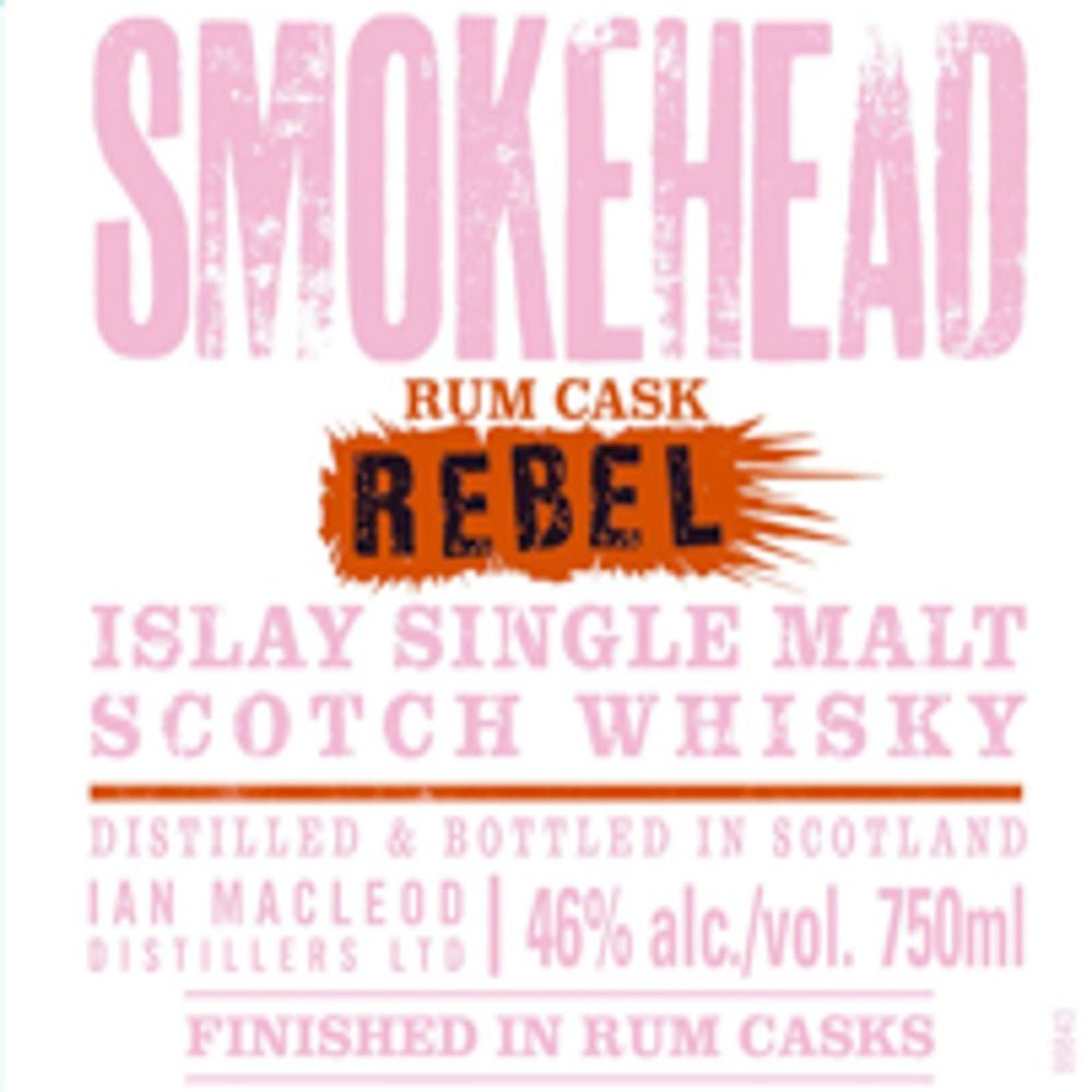 Smokehead Rum Cask Rebel Islay Single Malt Scotch Scotch Smokehead