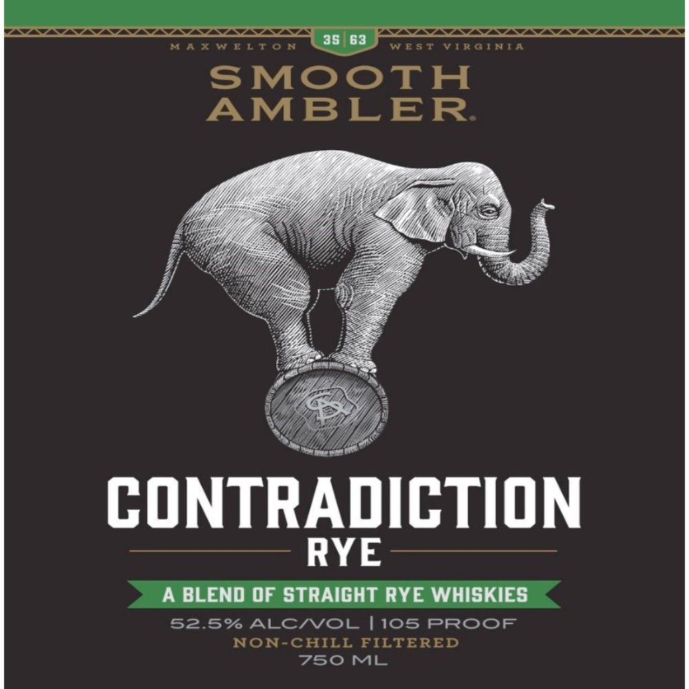 Smooth Ambler Contradiction Rye Whiskey Rye Whiskey Smooth Ambler   