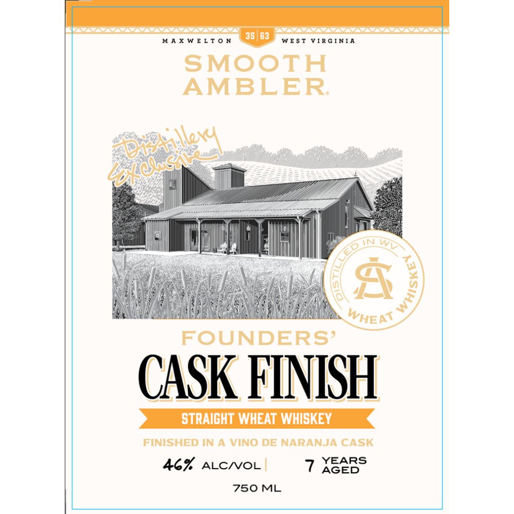 Smooth Ambler Founders’ Cask Finish Straight Wheat Whiskey Wheat Whiskey Smooth Ambler   