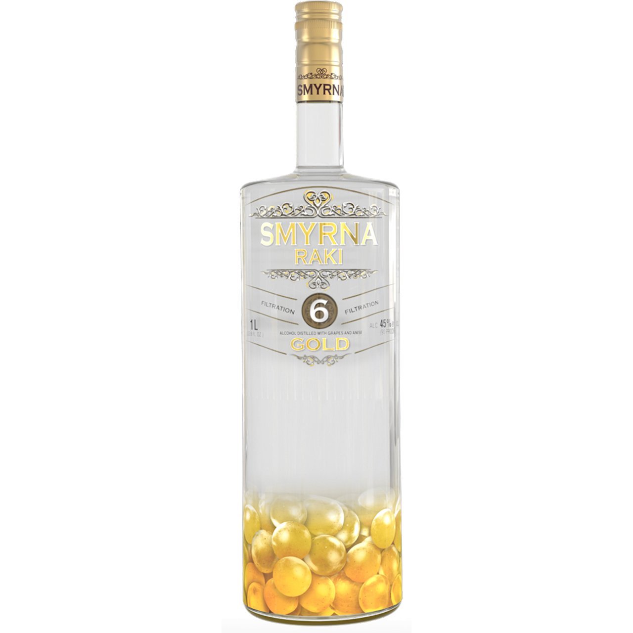 Smyrna Raki Gold Series 1 L Arak Smyrna Raki Gold Series 1 L   