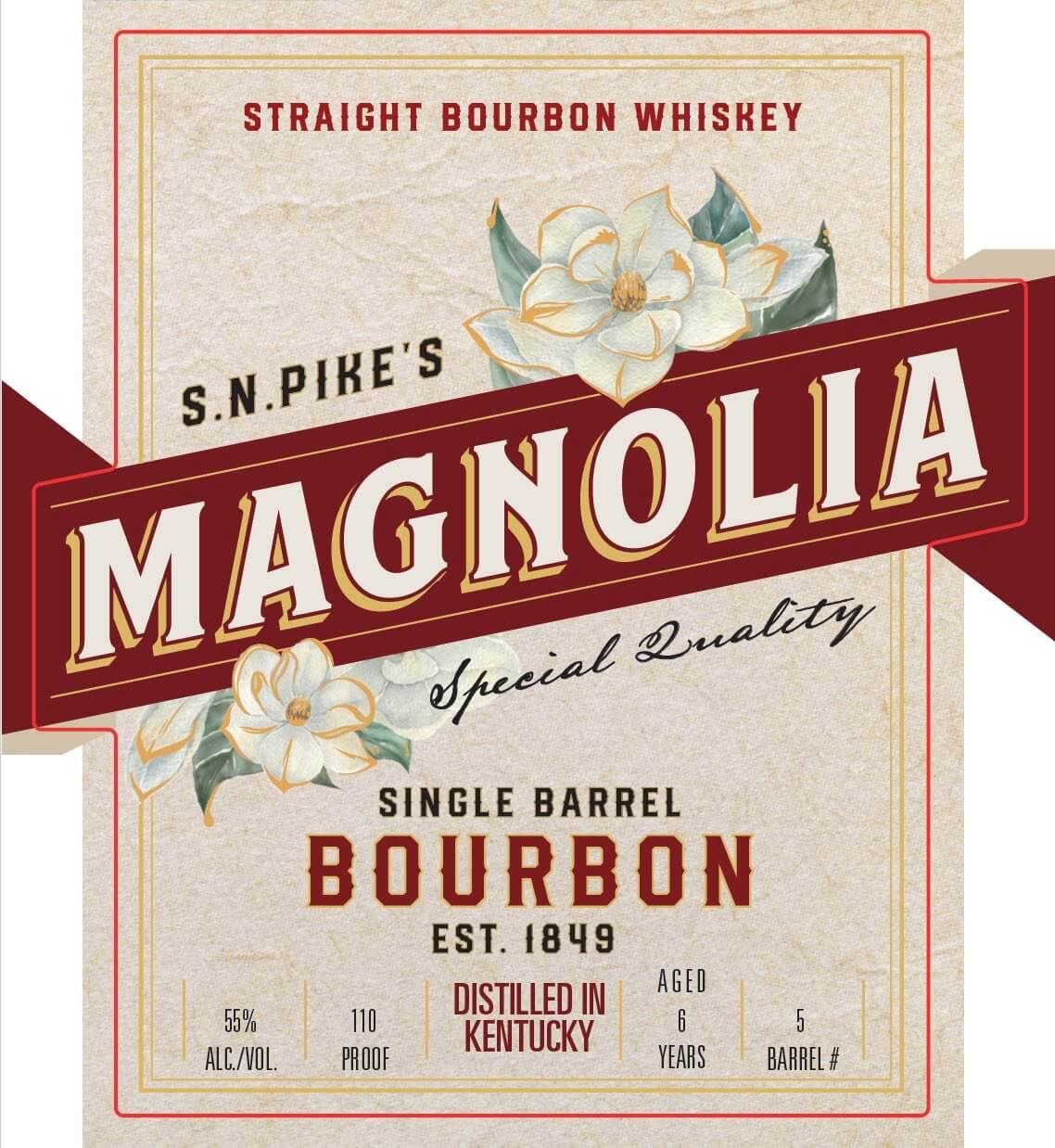 S.N. Pike's Magnolia Single Barrel Bourbon Bourbon Whiskey Whiskey Thief Distilling   