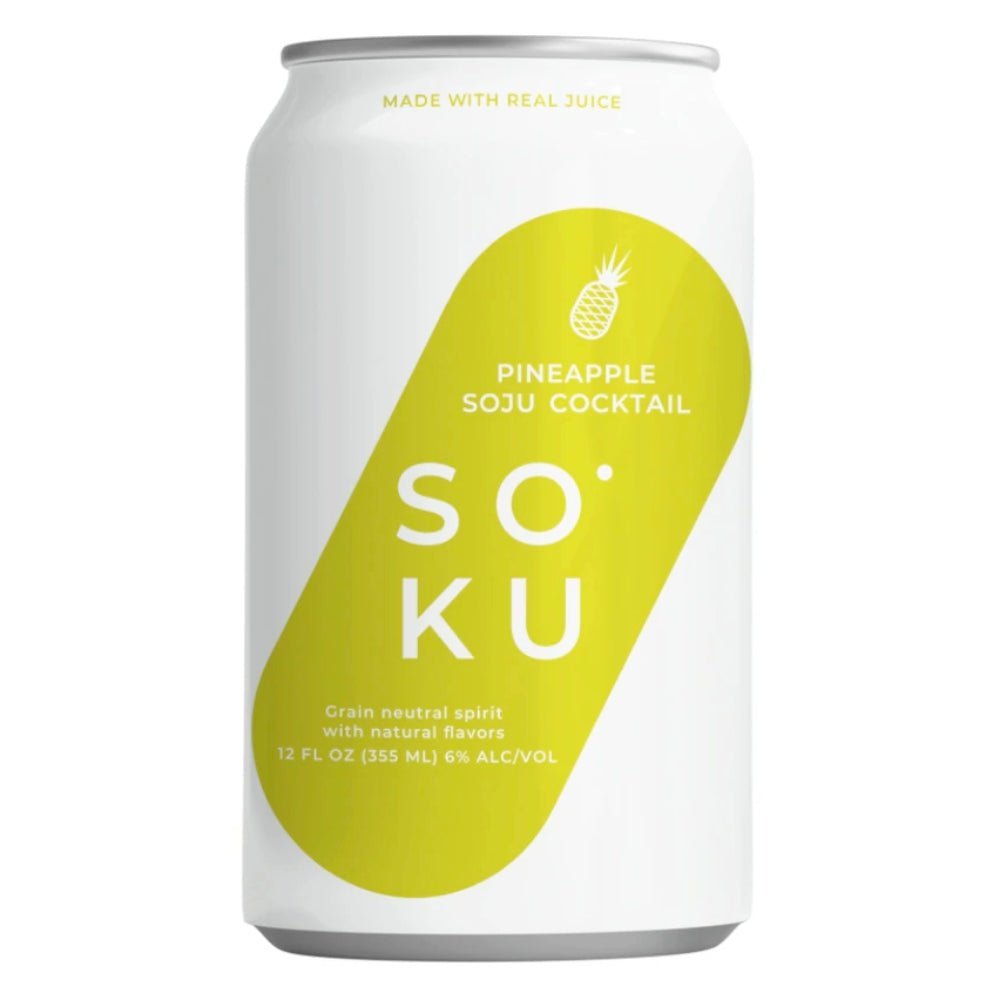 Soku Pineapple Soju Cocktail 4pk Ready-To-Drink Cocktails SOKU   