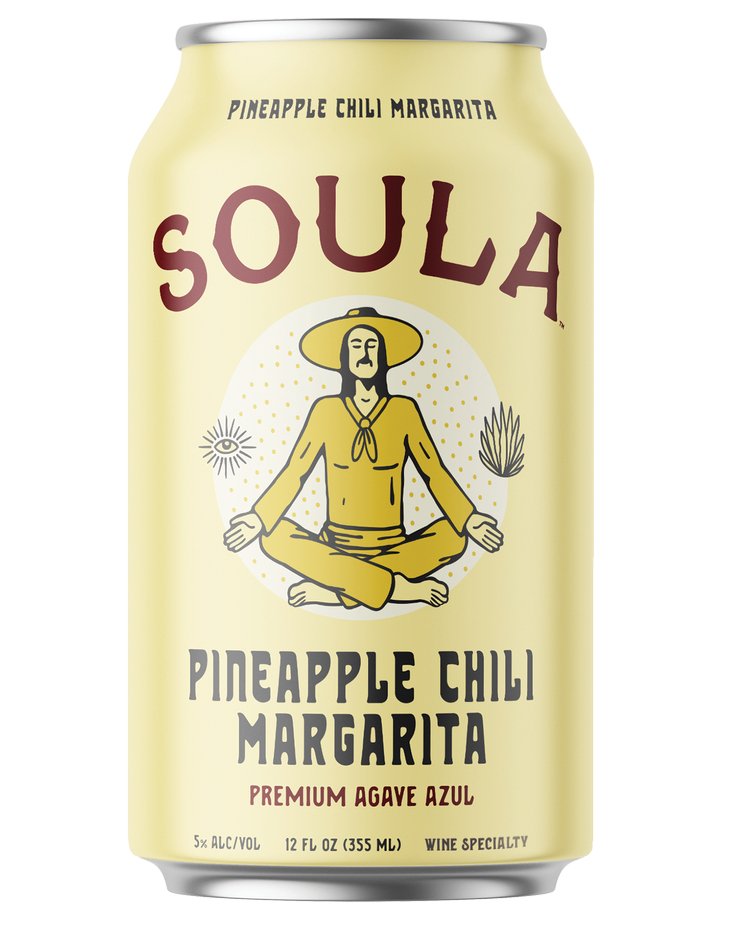 Soula Pineapple Chili Margarita 4 Pack  Soula Margarita   