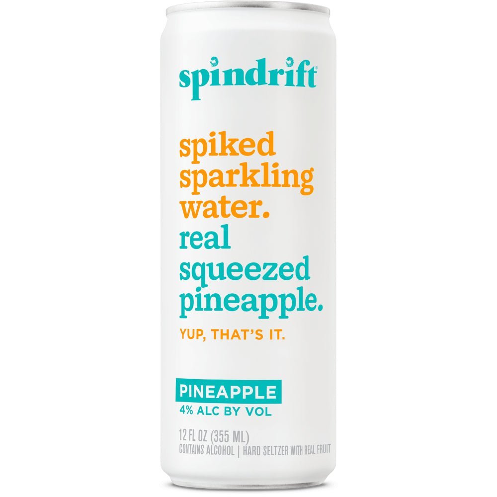 Spindrift Spiked Pineapple Hard Seltzer Spindrift Spiked   