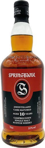 Springbank 10 Year Old Amontillado Cask Single Malt Whisky 700ml WHISKEY Springbank