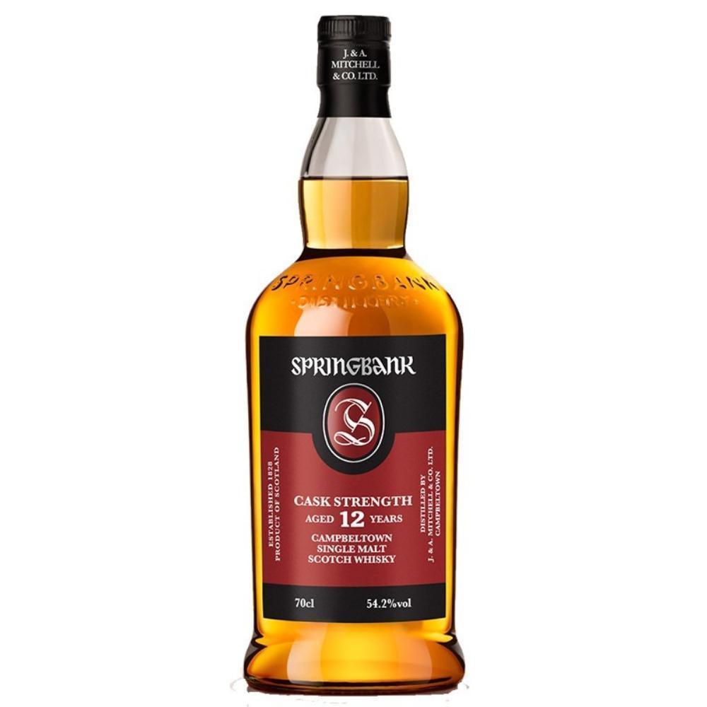 Springbank 12 Year Old Cask Strength Scotch Springbank   